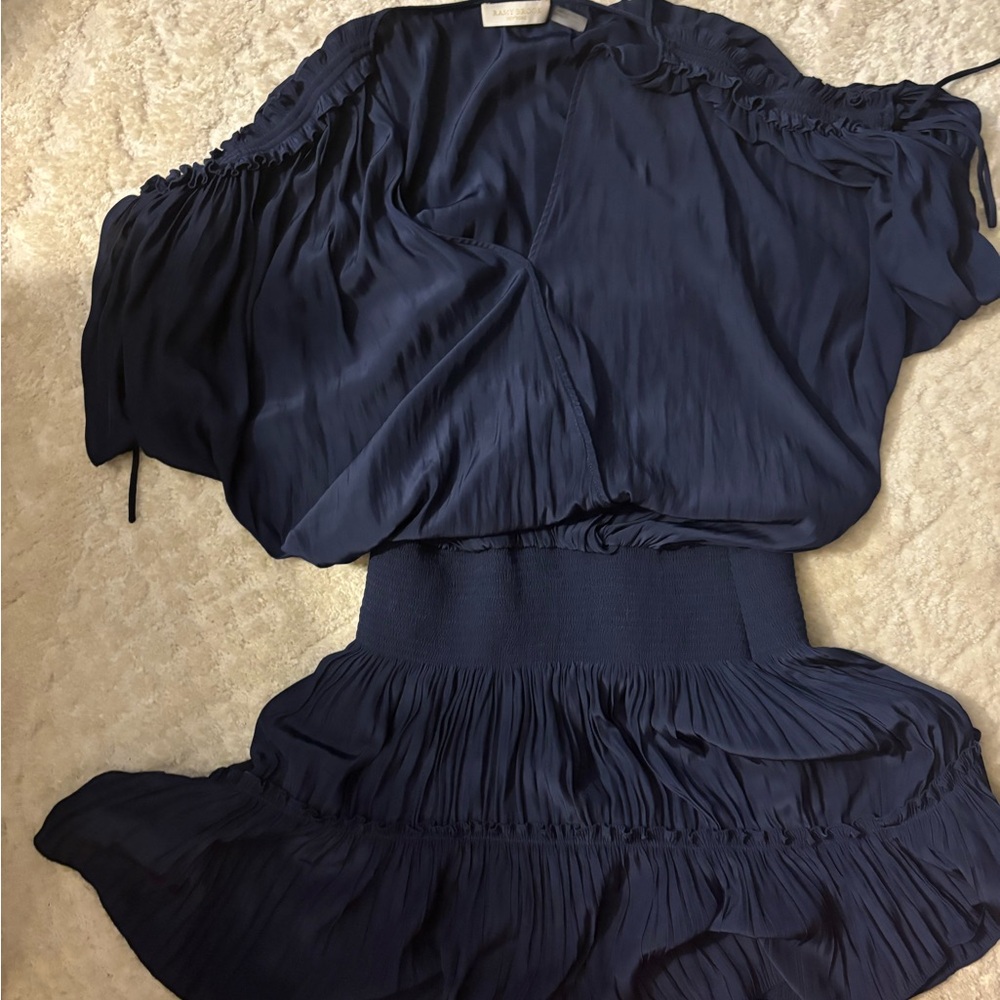 Ramy Brook Navy Blue Mini Dress
